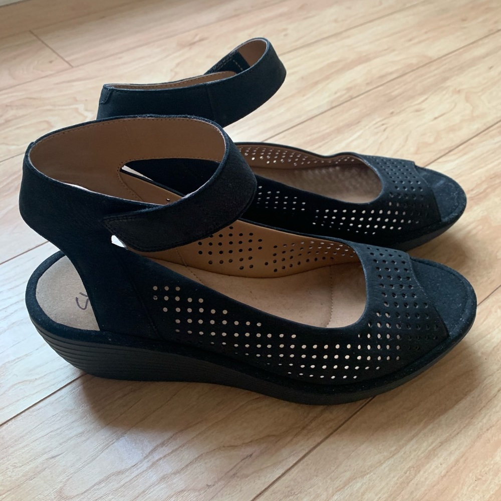 Clarks sandals, size 10